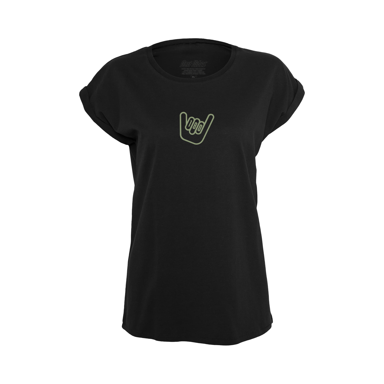 Dart Vibes Icon Ladies Tee [Black]