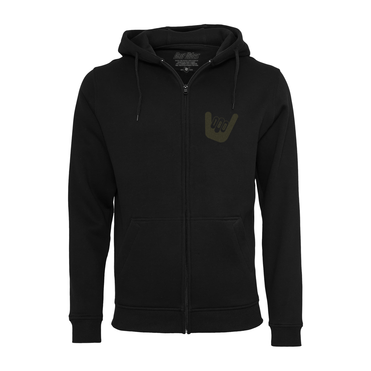 Dart Vibes Icon Zip Hoodie [Black]